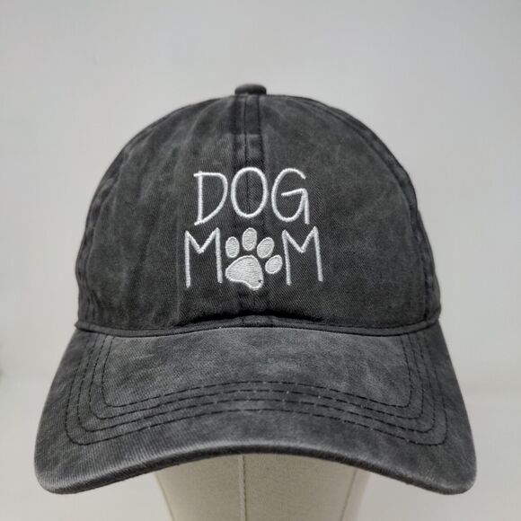 David & Young Women's Slideback Hat Gray OSFM Dog Mom Embroidered Logo - Picture 2 of 11
